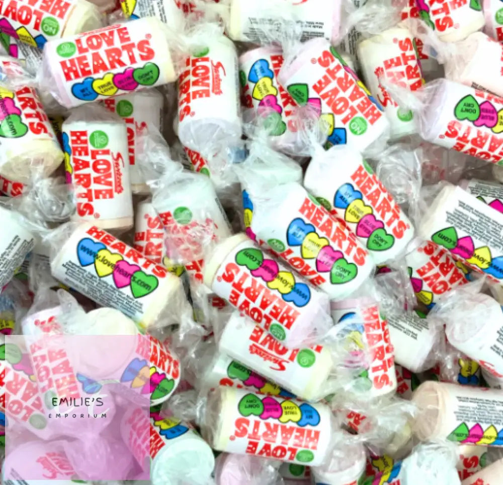 100 Mini Love Hearts