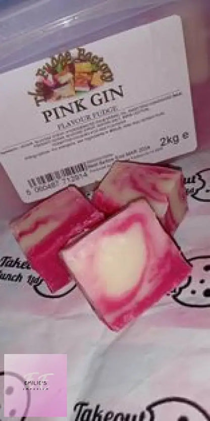 Pink Gin Fudge 100G