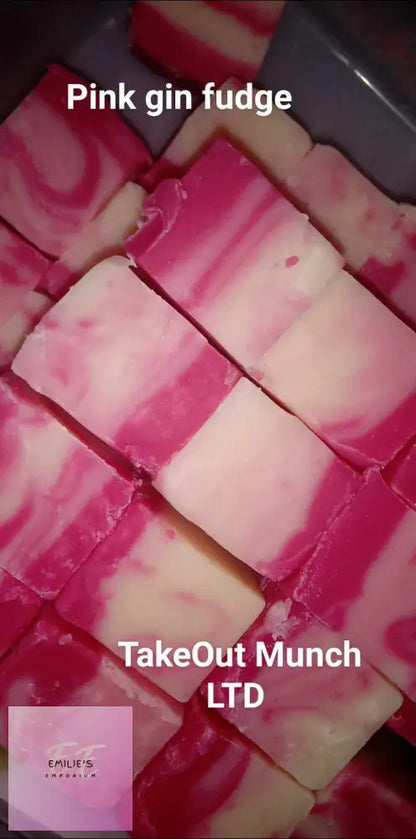 100G Pink Gin Fudge