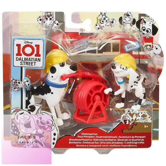 101 Dalmatian Street 2 Dog Figures Playset - Firehouse Fun