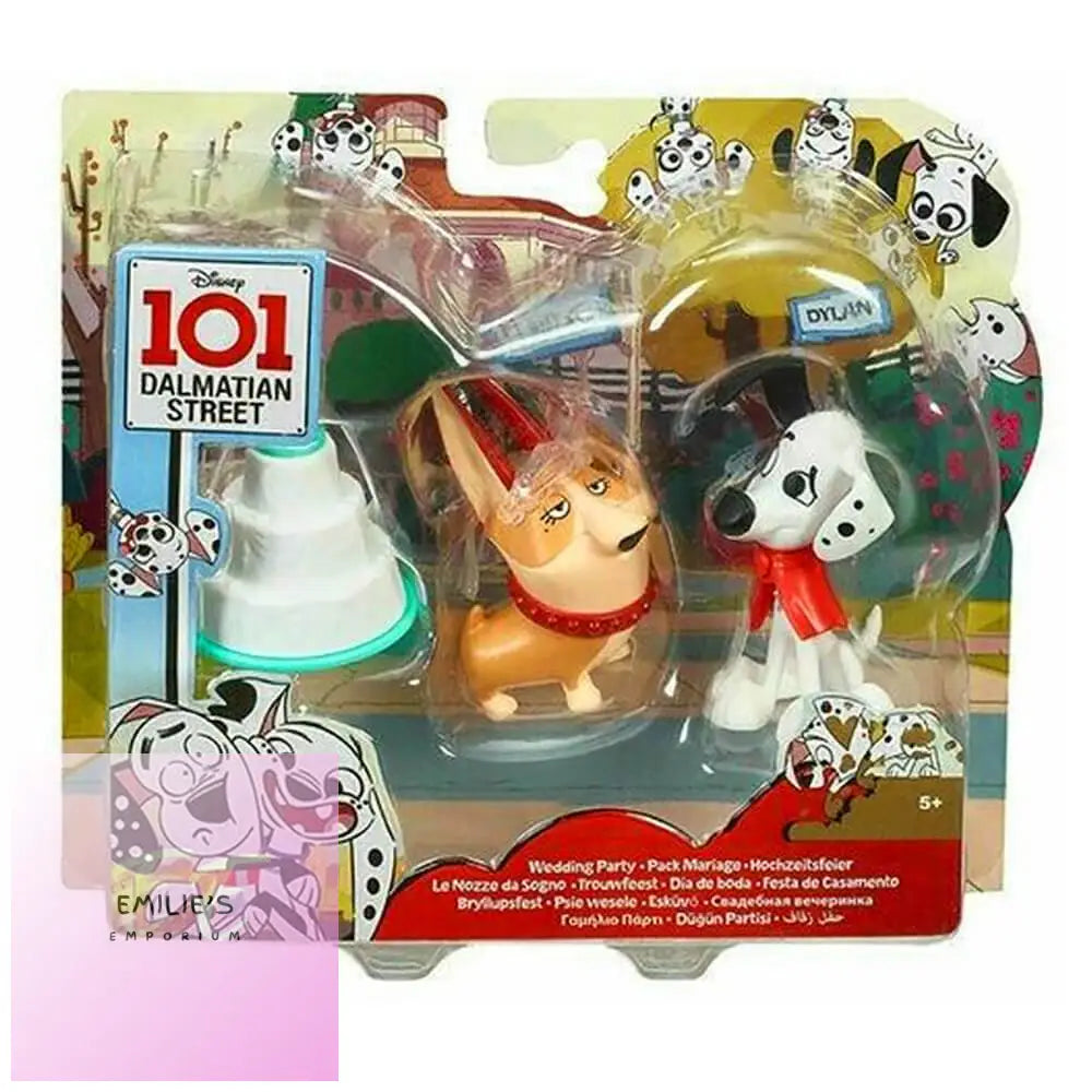 101 Dalmatian Street 2 Dog Figures Playset - Wedding