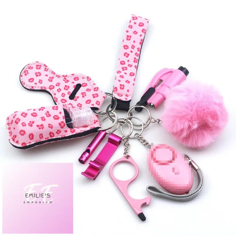 10Pcs Self-Defence Keychain Set 10Pcs As Inphoto / 32