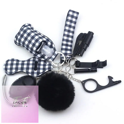 10Pcs Self-Defence Keychain Set 10Pcs As Inphoto / 9