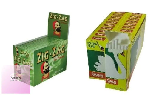 1200 Zig Zag Rolling Papers & Swan Extra Slim Filter Tips