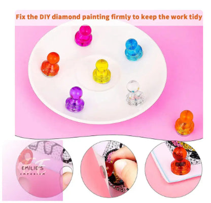 12Pc Diamond Painting Magnet Cover Holder