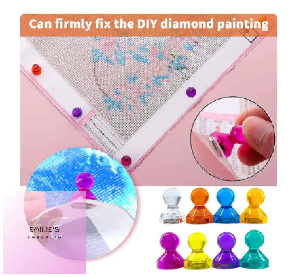 12Pc Diamond Painting Magnet Cover Holder