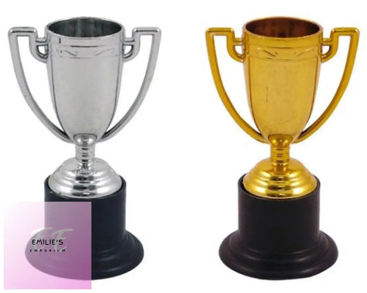 12X 10Cm Mini Trophy Assorted Gold & Silver