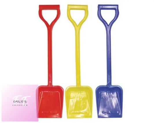 12X 51Cm Plastic Sand Spade Assorted Colours