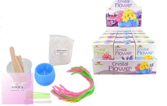 12X World Of Science Crystal Flower Growing Kit...assorted Designs