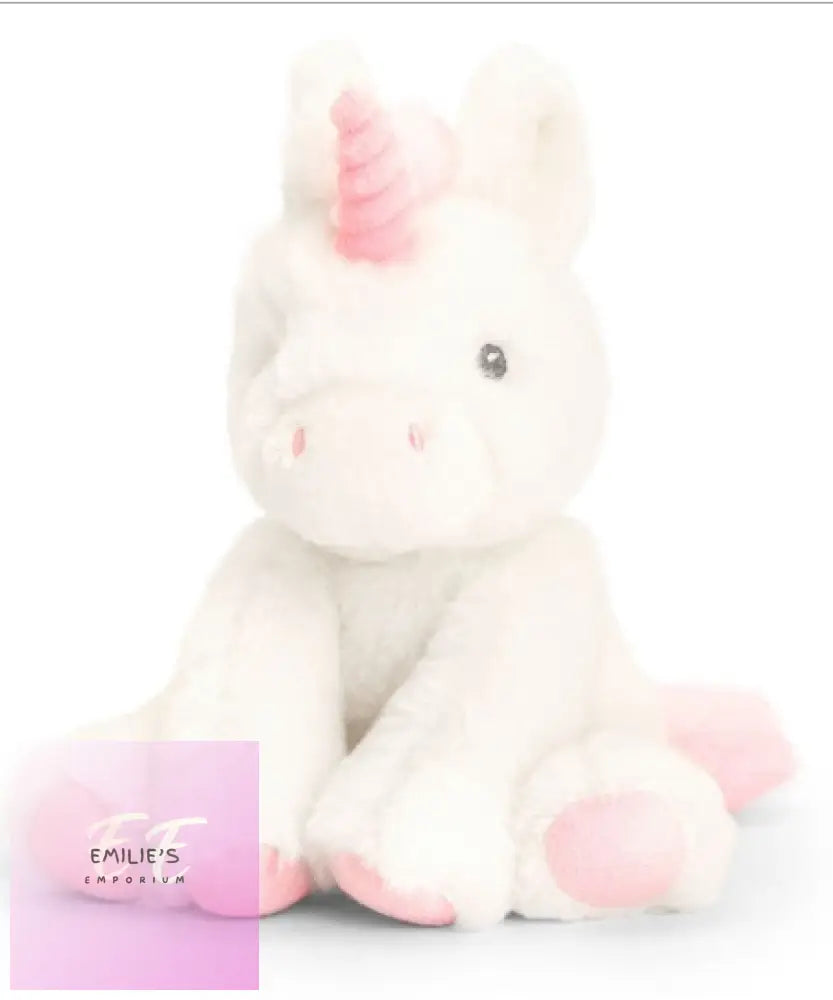 14Cm Keeleco Twinkle Unicorn (100% Recycled) Plush Toy