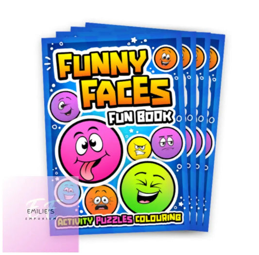 1X Funny Faces Mini Activity Book