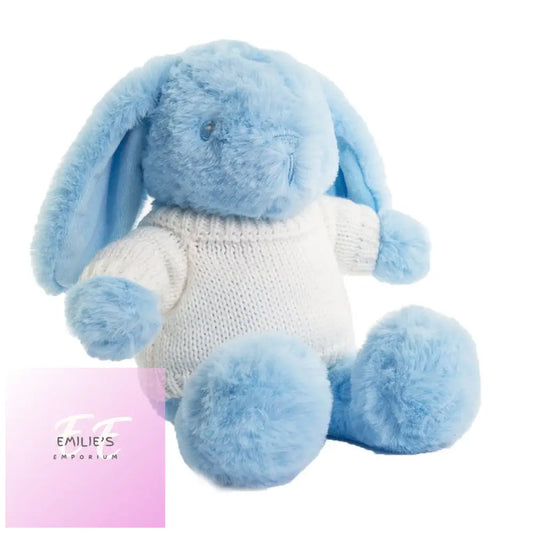 20Cm Blue Rabbit W/Sweater