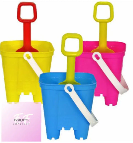 20X Small Square Castle Bucket And Spade Set