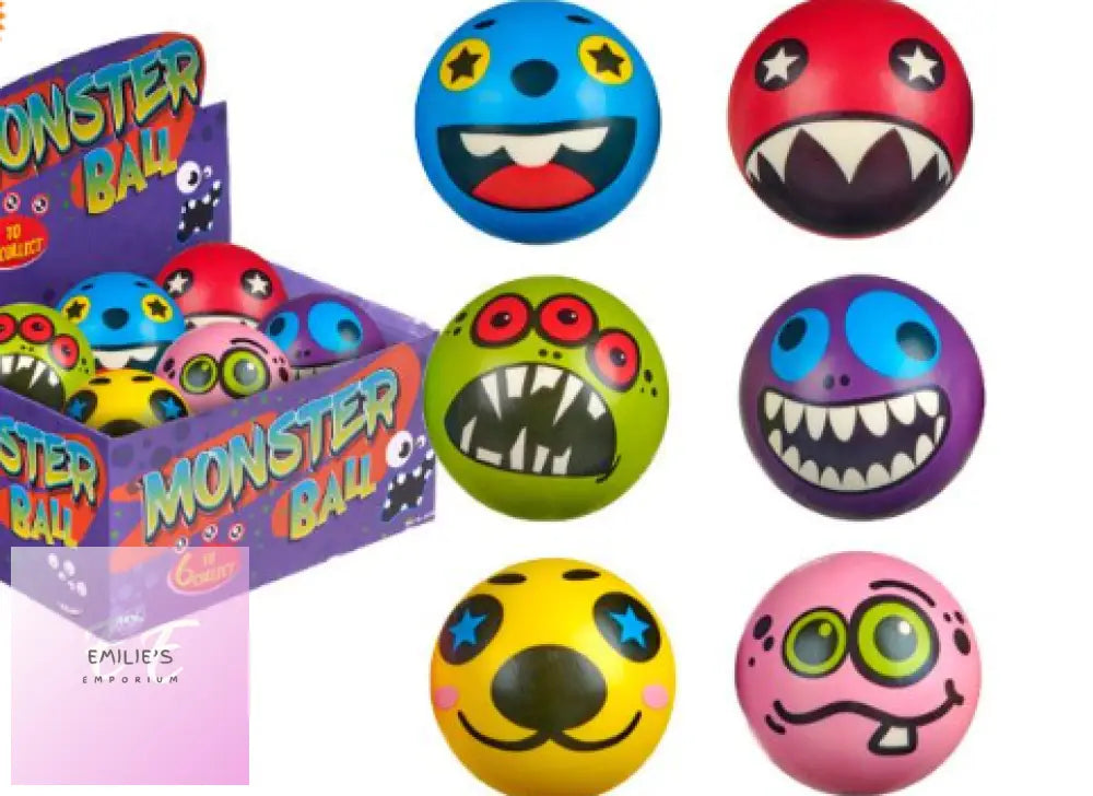 24X 63Mm/2.5’’ Pu Monster Balls In Counter Display