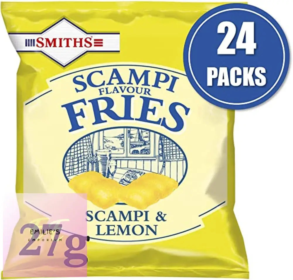 24X Smiths Savoury Selection Scampi & Lemon Fries 27G