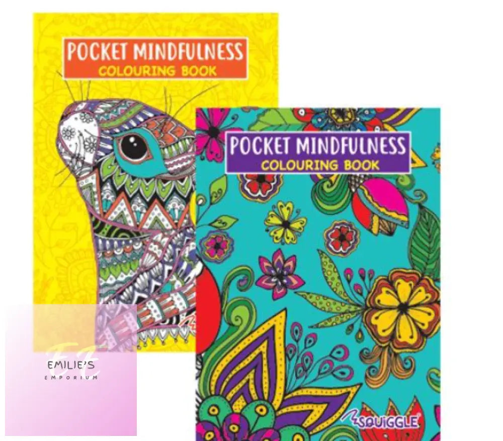 24X Squiggle A6 Mindfulness Advanced Colouring Books In Counter Display