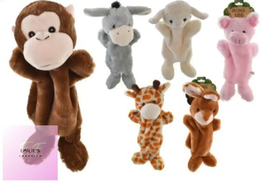 25Cm Animal Hand Puppet - Assorted Designs Picked At Random