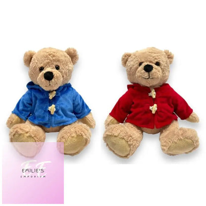 25Cm Billie Bear With Duffle Coat