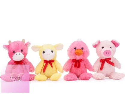 32Cm Plush Farm Animal Assortment Picked At Random