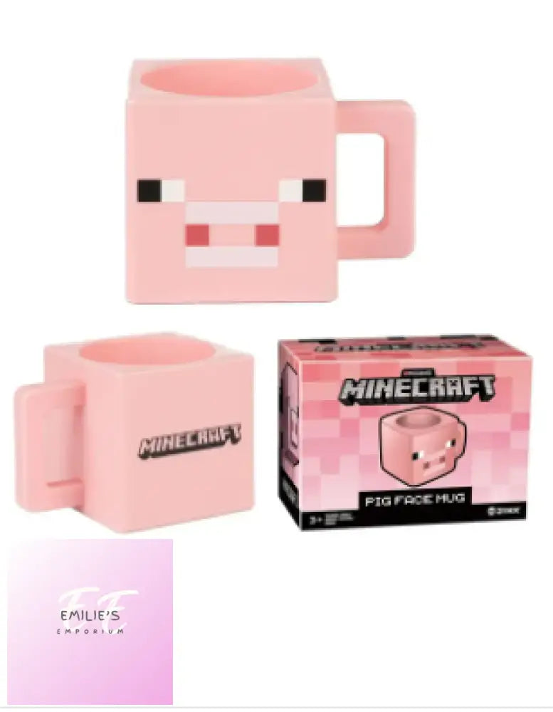 3D Minecraft Mugs- Choices Pink