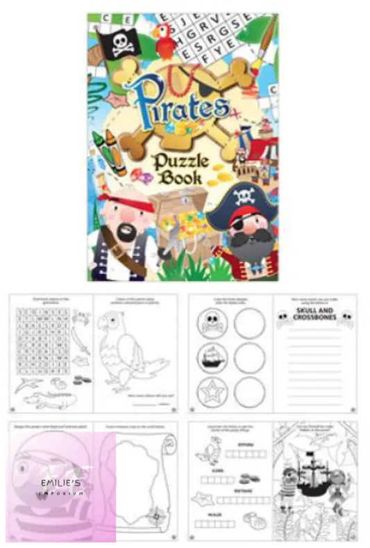 48X Pirate Puzzle Book