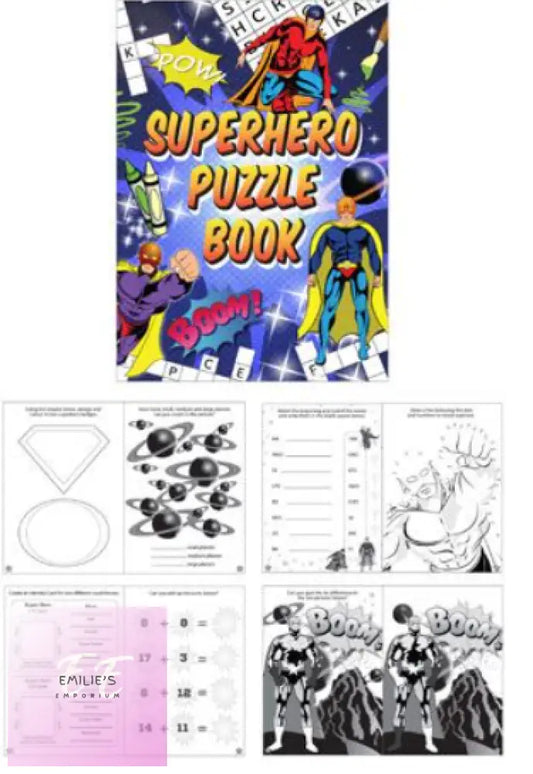 48X Superhero Puzzle Book