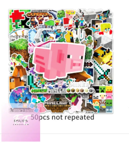 50 Minecraft Stickers