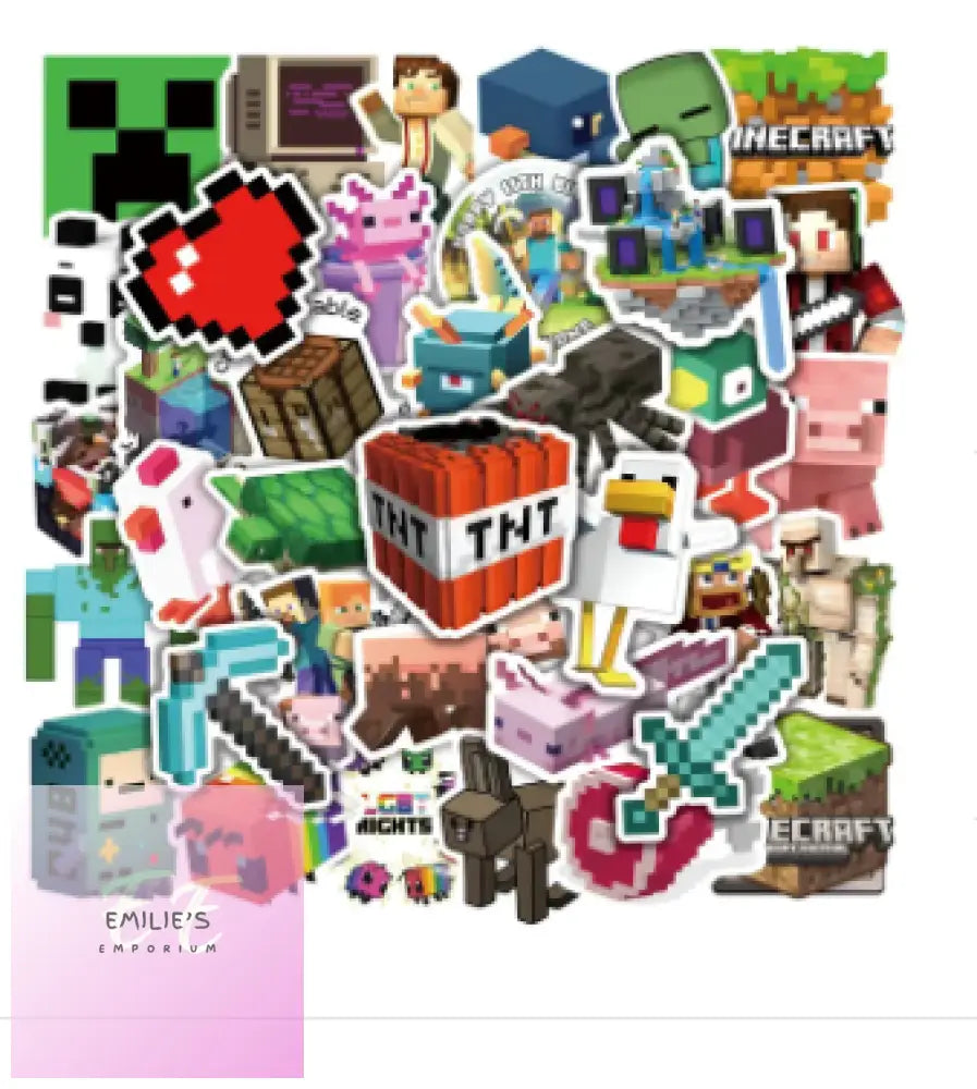 50 Minecraft Stickers