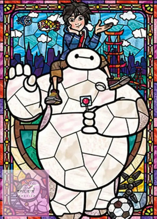 5D Diamond Art Big Hero 6 Stained Glass