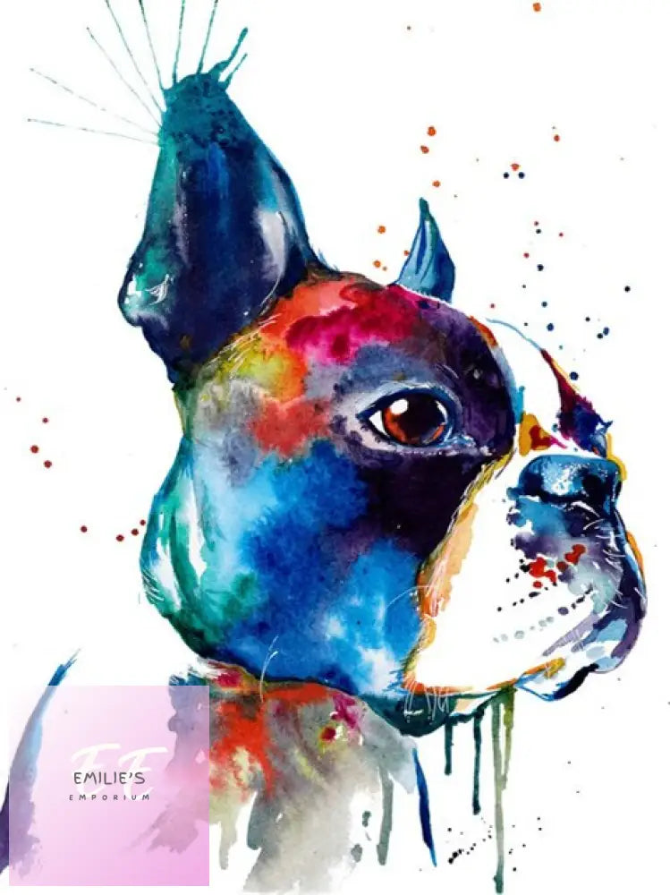 5D Diamond Art Boston Terrier