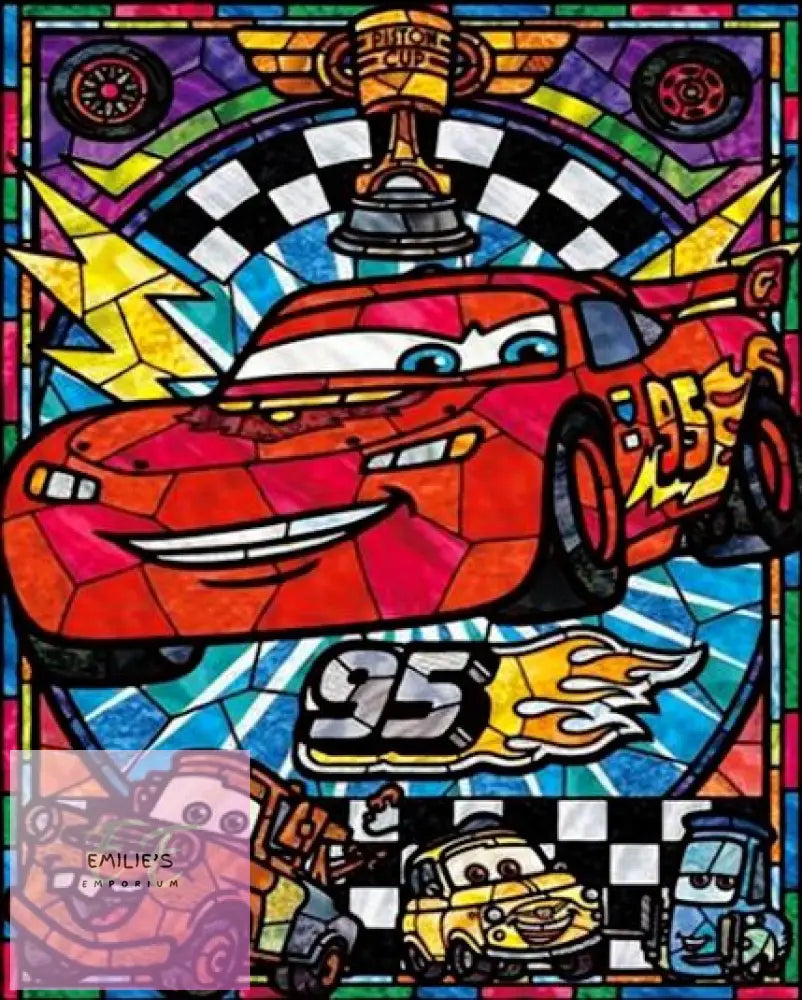 5D Diamond Art Cars Stained Glass