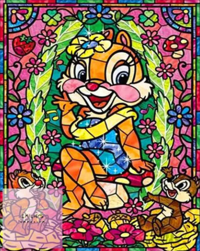 5D Diamond Art Clarice Stained Glass