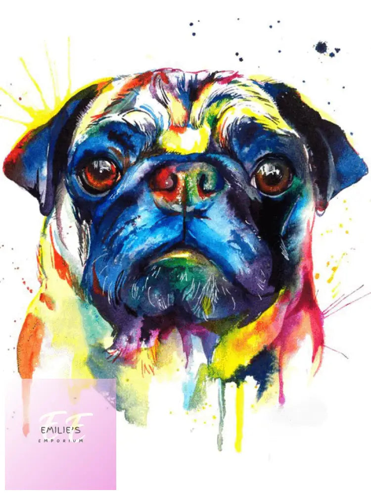 5D Diamond Art Pug