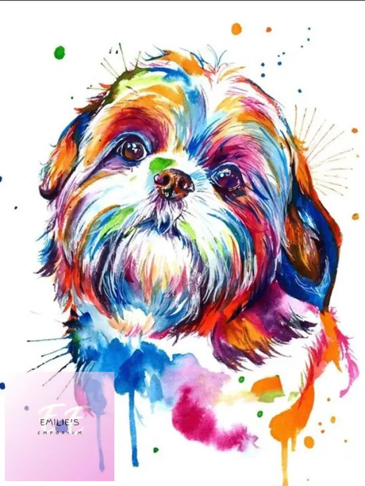 5D Diamond Art Shihtzu