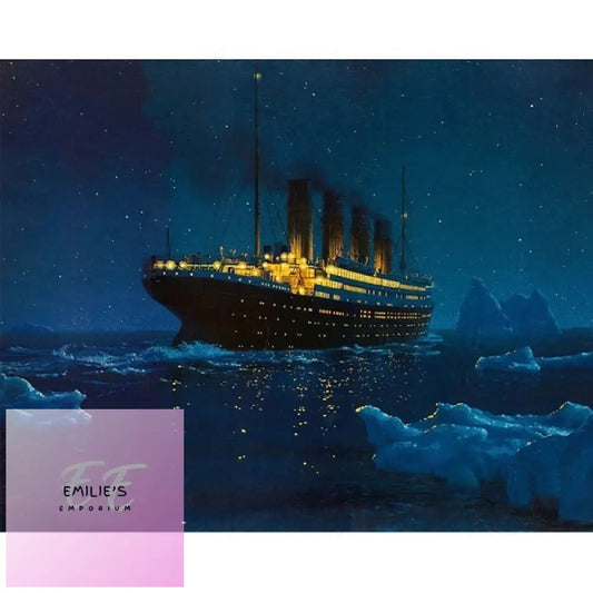 5D Diamond Art Titanic At Night