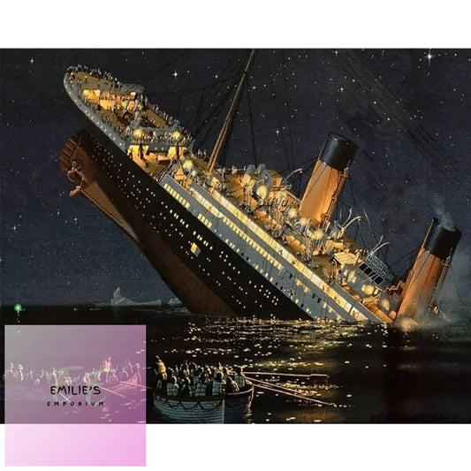 5D Diamond Art Titanic Sinking