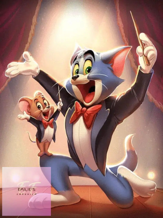5D Diamond Art Tom & Jerry Tuxedo