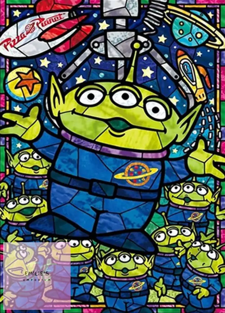 5D Diamond Art Toy Story 4 Alien Stained Glass