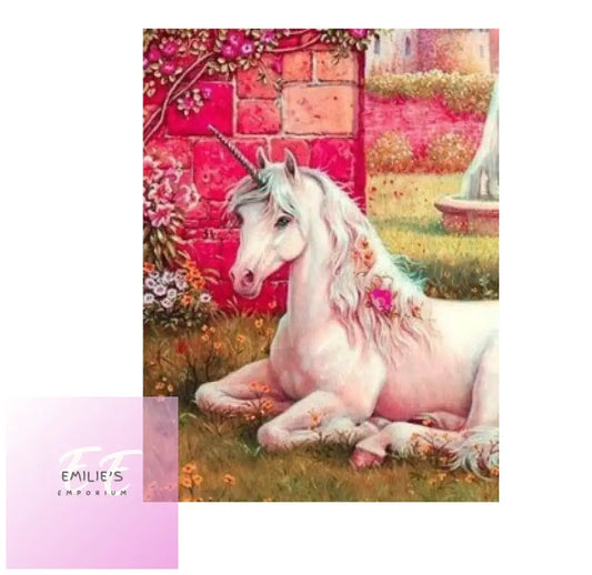 5D Diamond Art Unicorn Relaxing