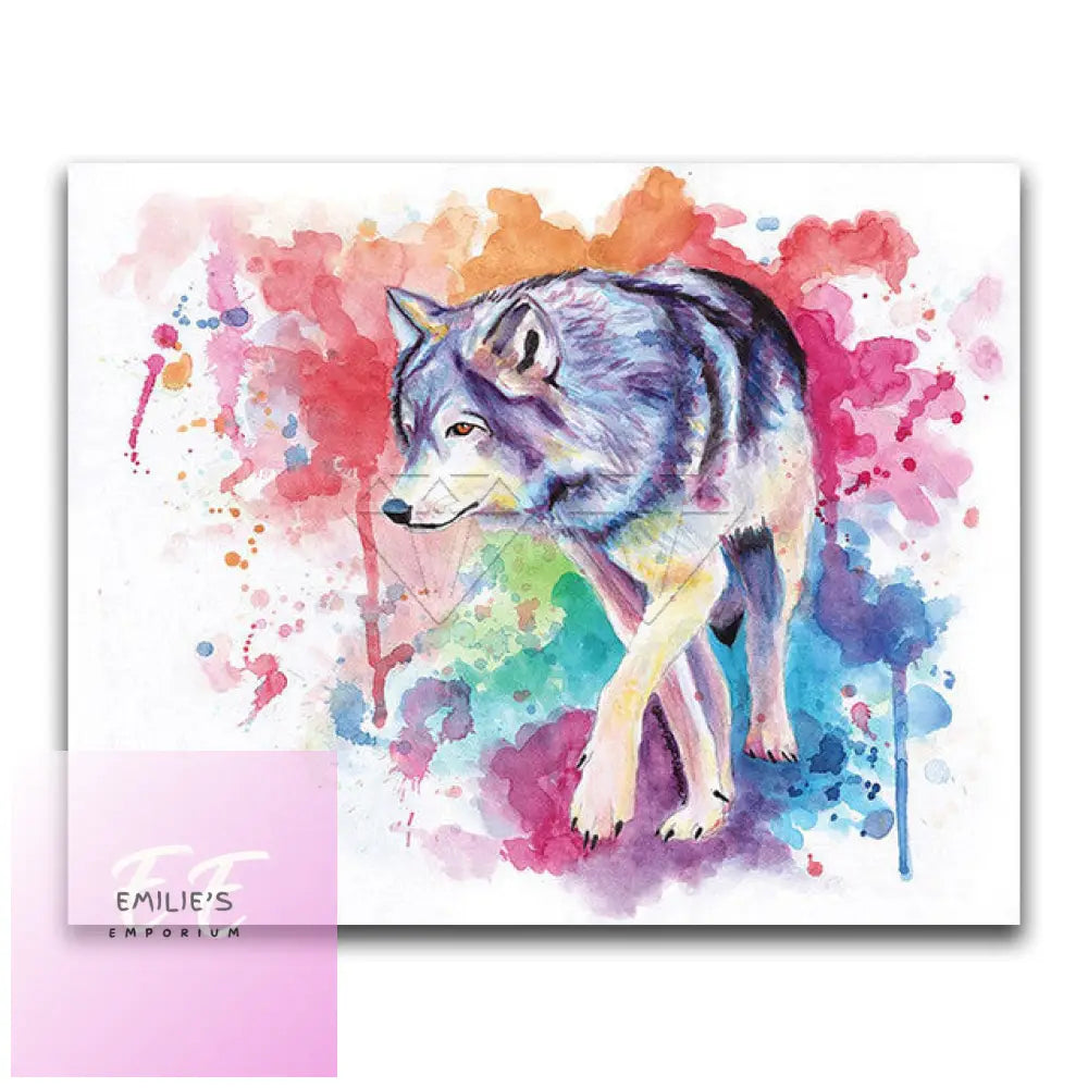 5D Diamond Art Wolf