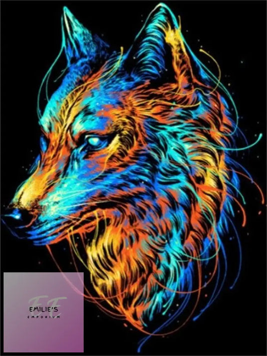 5D Diamond Art Wolf