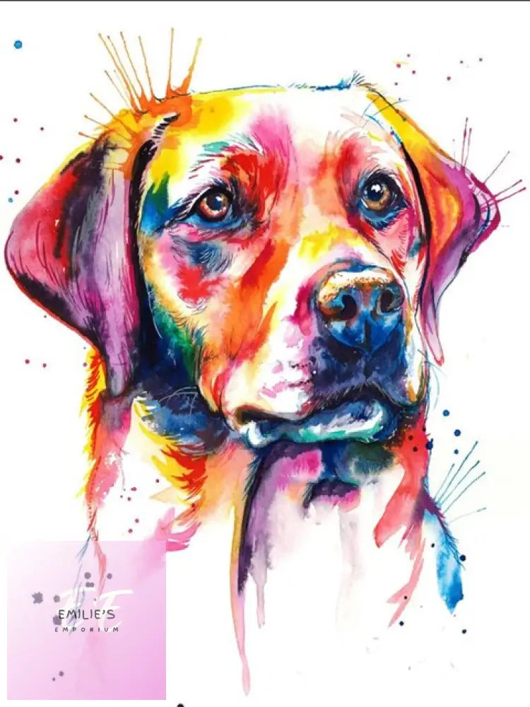 5D Diamond Art Yellow Labrador