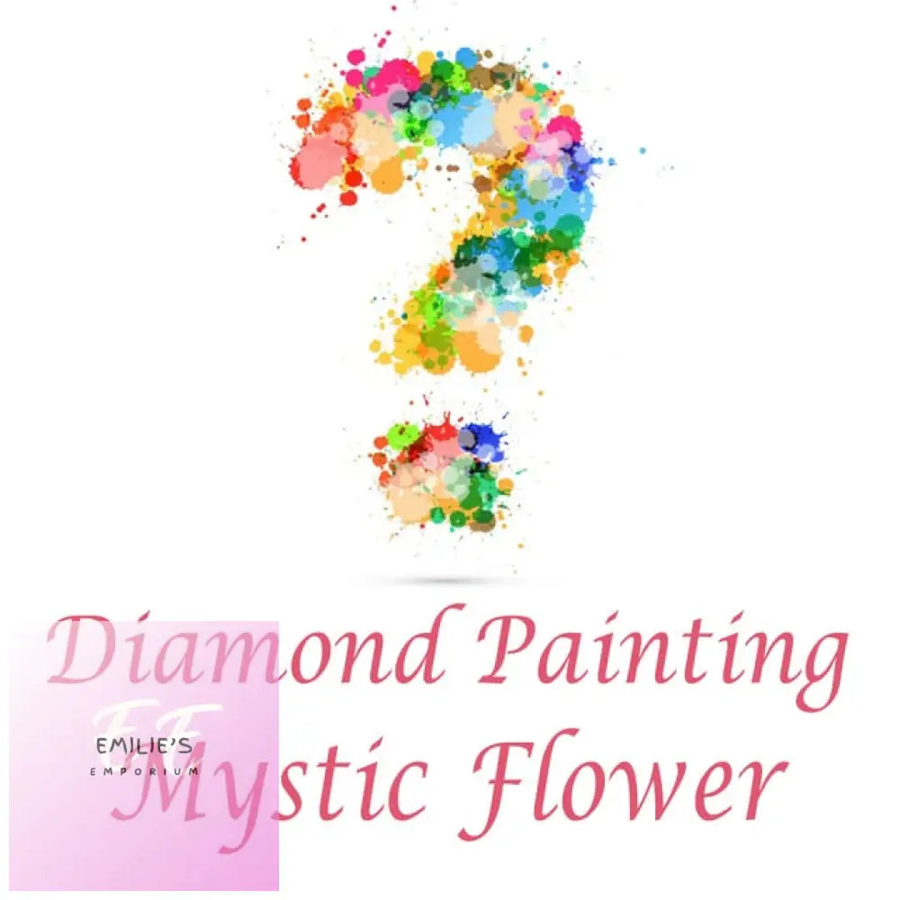 5D Mystery Diamond Painting - Flower Round 20X25Cm