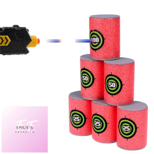 6Pcs Target Cans Soft Foam