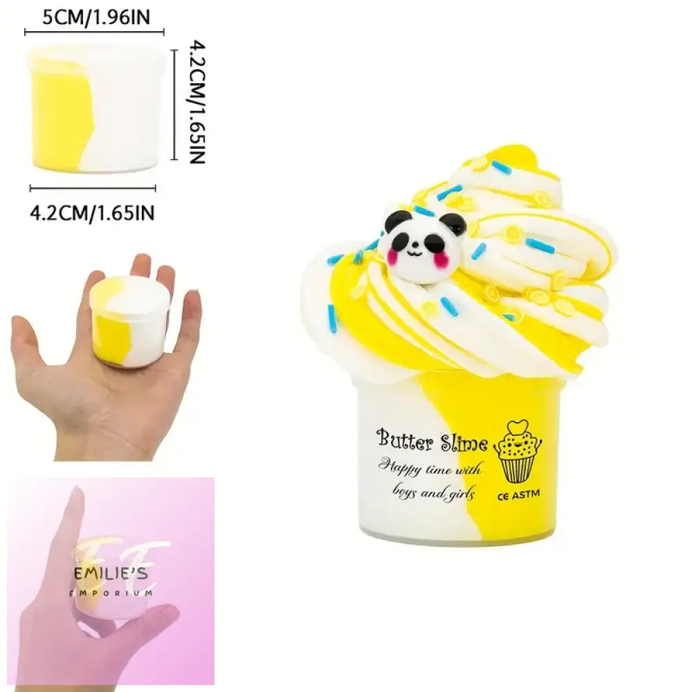 70Ml Butter Slime Kit - Yellow & White