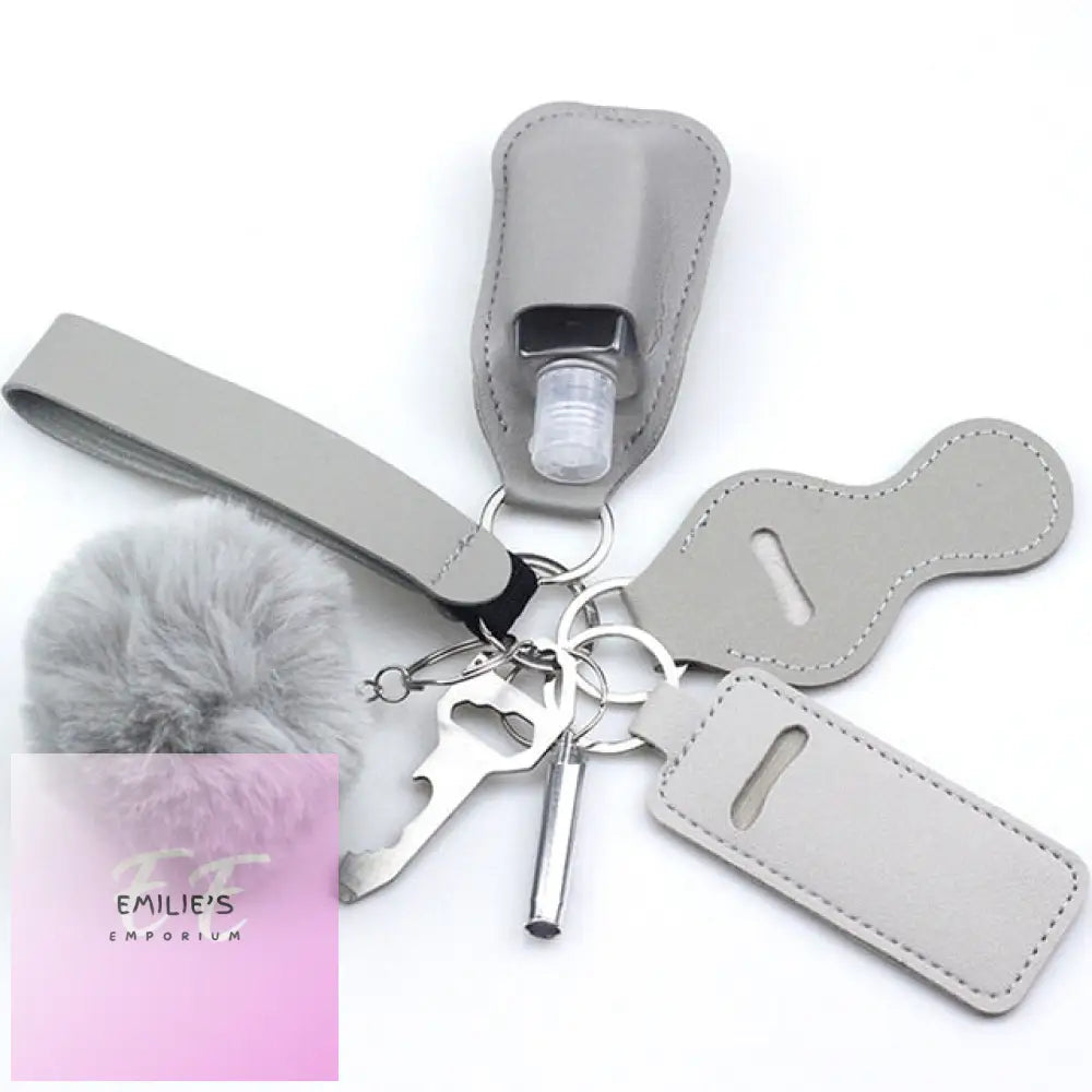 7Pcs Safety Self Defense Keychain Set A10