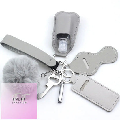 7Pcs Safety Self Defense Keychain Set A10