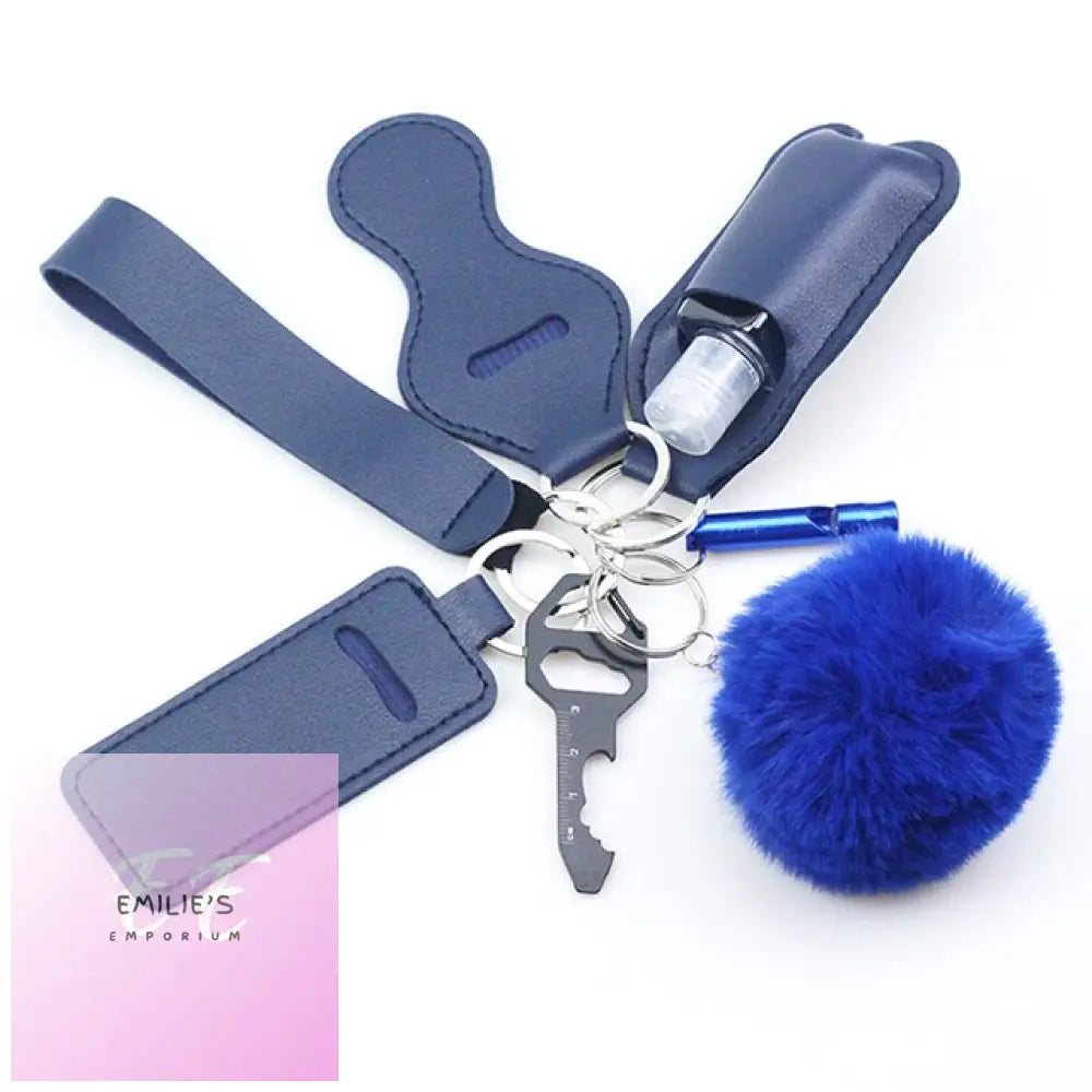 7Pcs Safety Self Defense Keychain Set A11