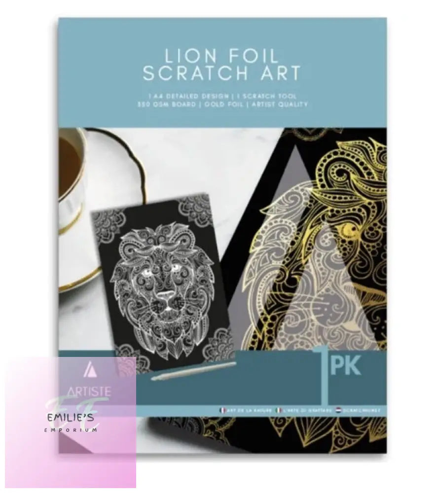 A4 Advanced Scratch Art Sketching Kit For Adults