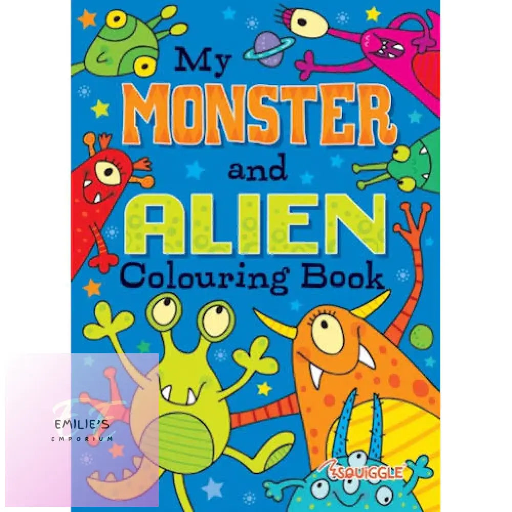 A4 Alien Monsters Dinosaurs Colouring Book - Assorted